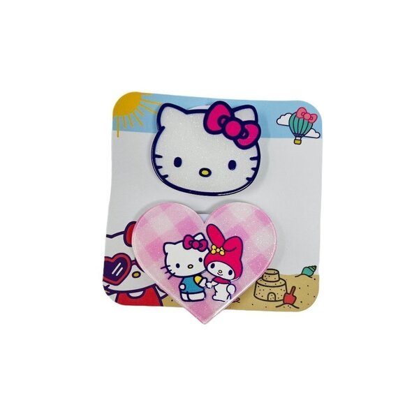 𝅺HELLO Kitty and Friends Pop Socket Phone Accessory 2 Pack - Picture 1 of 10